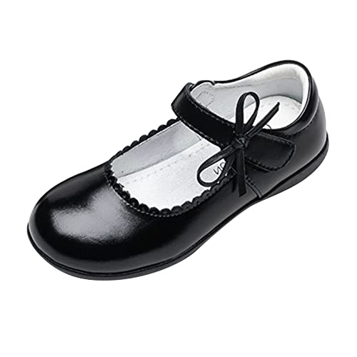 FGUUTYM Kinderschuhe MäDchen Prinzessin - Hochzeitsschuhe Einzelne Schuhe Slip-on Prinzessin Schuhe Lederschuhe Festliche Mary Jane Flats Schuhe Performance Schulschuhe Uniformschuhe von FGUUTYM