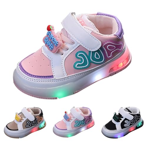 FGUUTYM Laufschuhe Jungen Mädchen Kinder Led Sneakers Leuchtschuhe Flashing Light Casual Sports Schnürschuhe Kinderschuhe atmungsaktive rutschfeste Sportschuhe Walkingschuhe Tennisschuhe von FGUUTYM