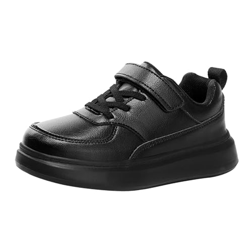 FGUUTYM Mädchen Junge Laufschuhe Outdoor Turnschuhe Kinder Flache Schnürschuhe Dicker Boden Jungenschuhe Weich Comfort Klassische Walkingschuhe Breite Füße Sportschuhe Freizeitschuhe von FGUUTYM