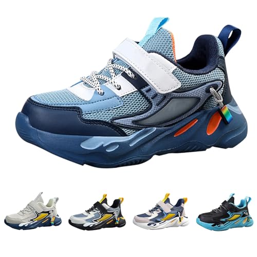 FGUUTYM Mädchen Turnschuhe Sportschuhe Kinder Jungen Laufschuhe Sneaker Outdoor rutschfest Kinderschuhe Freizeitschuhe Atmungsaktiv Minimalist Walking Schuhe Trail Running Hallenschuhe von FGUUTYM
