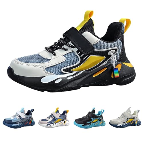 FGUUTYM Mädchen Turnschuhe Sportschuhe Kinder Jungen Laufschuhe Sneaker Outdoor rutschfest Kinderschuhe Freizeitschuhe Atmungsaktiv Minimalist Walking Schuhe Trail Running Hallenschuhe von FGUUTYM