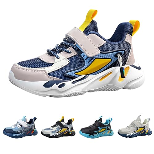 FGUUTYM Mädchen Turnschuhe Sportschuhe Kinder Jungen Laufschuhe Sneaker Outdoor rutschfest Kinderschuhe Freizeitschuhe Atmungsaktiv Minimalist Walking Schuhe Trail Running Hallenschuhe von FGUUTYM