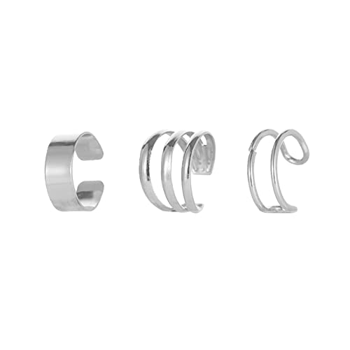 FGUUTYM Manschettenohrringe 925 Sterling Silber Ohr Ohrringe Non Piercing Knorpel Manschettenohrringe Conch Manschetten Ohrringe für Frauen Magnetschmuck von FGUUTYM