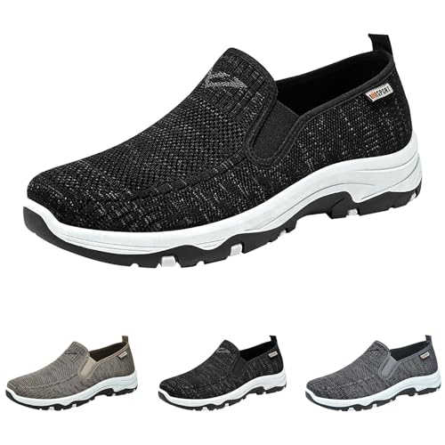 FGUUTYM Orthopädische Schuhe Herren Plateau-Keil Sneaker Vermascht Atmungsaktive Freizeitschuhe Slip On Leicht Turnschuhe Memory Schaum Outdoor-Walkingschuhe Wanderschuhe Jogging Running Laufschuhe FGUUTYM Orthopädische Schuhe Herren Plateau-Keil Sneaker Vermascht Atmungsaktive Freizeitschuhe Slip On Leicht Turnschuhe Memory Schaum Outdoor-Walkingschuhe Wanderschuhe Jogging Running Laufschuhe von FGUUTYM