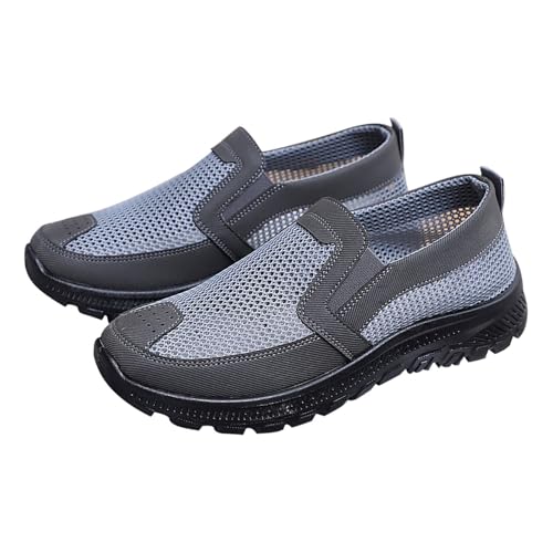 FGUUTYM Orthopädische Schuhe mit Luftpolster Sportschuhe Herren Atmungsaktive Sneaker Laufschuhe Slip On Turnschuhe Mesh Breathable Lightweight Casual Walkingschuhe Straßenlaufschuhe Freizeitschuhe FGUUTYM Orthopädische Schuhe mit Luftpolster Sportschuhe Herren Atmungsaktive Sneaker Laufschuhe Slip On Turnschuhe Mesh Breathable Lightweight Casual Walkingschuhe Straßenlaufschuhe Freizeitschuhe von FGUUTYM