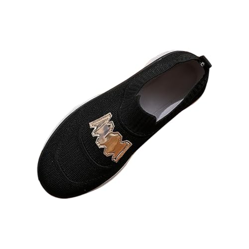 FGUUTYM Outdoor Damen Laufschuhe Slip on Sneaker Mit Memory Schaum Bequeme Komfort Walkingschuhe Leichte und Atmungsaktive Orthopädische Schuhe Breathable Leicht Weite H Turnschuhe Sportschuhe von FGUUTYM