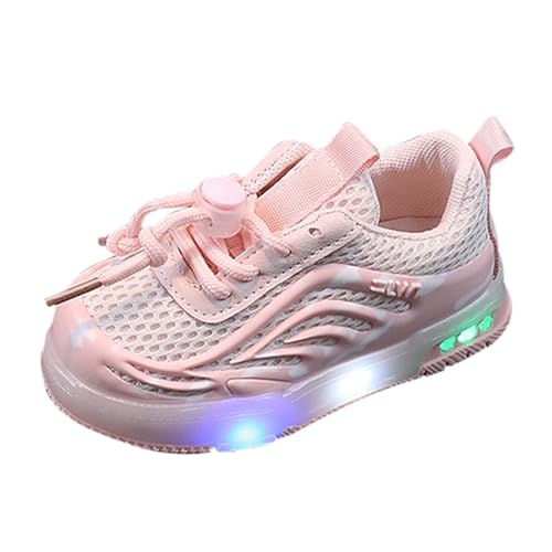 FGUUTYM Outdoor Sneaker Schnürschuhe Leuchtende Schuhe Kinderschuhe Junge Mädchen Babyschuhe Atmungsaktive Schuhe Kinder Freizeitschuhe Dicker Boden Turnschuhe Walkingschuhe Tennisschuhe von FGUUTYM