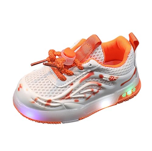 FGUUTYM Outdoor Sneaker Schnürschuhe Leuchtende Schuhe Kinderschuhe Junge Mädchen Babyschuhe Atmungsaktive Schuhe Kinder Freizeitschuhe Dicker Boden Turnschuhe Walkingschuhe Tennisschuhe von FGUUTYM