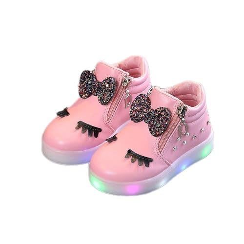 FGUUTYM Outdoor Sportschuhe Mit Helle Sohle Kinder Laufschuhe Junge Mädchen Blinkende Turnschuhe Leuchtende Schuhe Kinderschuhe Weicher Boden Klassische Comfort Freizeitschuhe Babyschuhe Barfußschuhe von FGUUTYM