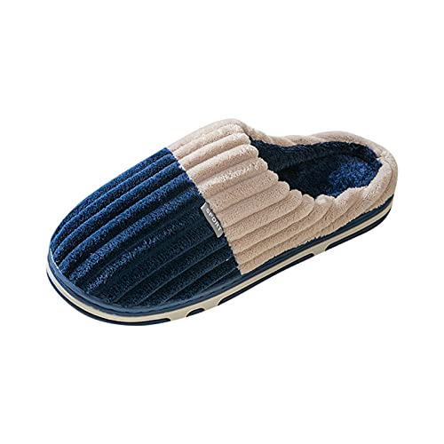FGUUTYM Pantoletten Plüsch Winter Warme Hausschuhe Für Herren Damen Gefütterte Geschlossene Fleecegefüttert Filzpantoffeln Mit Memory Foam Hauspantoffeln Bequem Weich Flauschige Slippers Pantoffeln von FGUUTYM