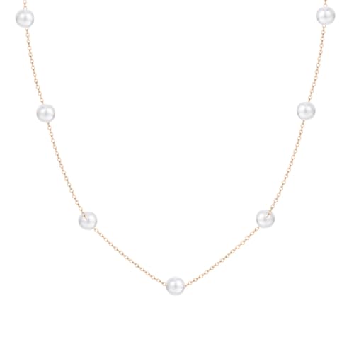 FGUUTYM Perlenkette Trendy OT Schnalle Liebe Anhänger Halsband Kette Internet Rot Accessoires Kalter Wind Pullover Halsband Kette Ketten Für Damen Liebe (C, One Size) von FGUUTYM