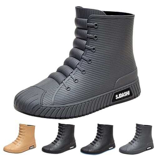 FGUUTYM Regenschuhe Herren Damen Kurz Ankle Rain Boots Regenschuhe Anti-Rutsch Gummistiefel Halbhoch Regenstiefel Stiefeletten Wasserdicht Gartenschuhe Gummistiefeletten Schlupfstiefel Arbeitsschuhe FGUUTYM Regenschuhe Herren Damen Kurz Ankle Rain Boots Regenschuhe Anti-Rutsch Gummistiefel Halbhoch Regenstiefel Stiefeletten Wasserdicht Gartenschuhe Gummistiefeletten Schlupfstiefel Arbeitsschuhe von FGUUTYM