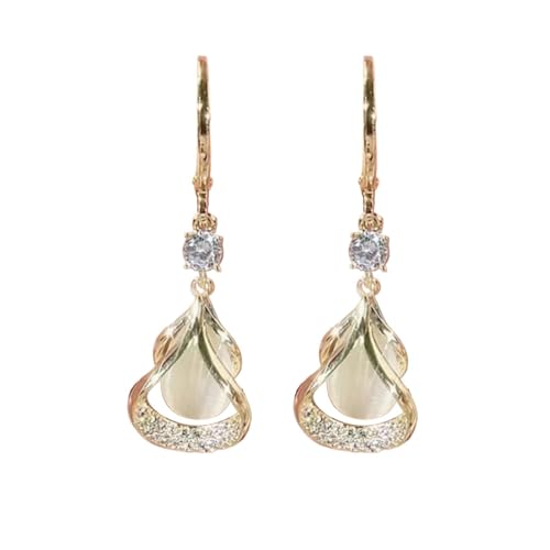 FGUUTYM Schlankheits-Creolen Halolux Lymphvity Magnetotherapie-Ohrringe Aktivitäts-Creolen Akupunktur-Ohrringe Echt Perlen von FGUUTYM