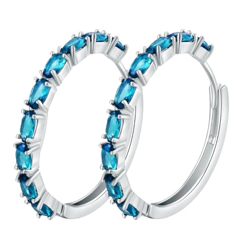 FGUUTYM Sparkling Zircon Earrings Ear Cuff For Teen Girls Piercing Studs Trendy Earrings Perlen Ohrringe Set (BU2, One Size) von FGUUTYM