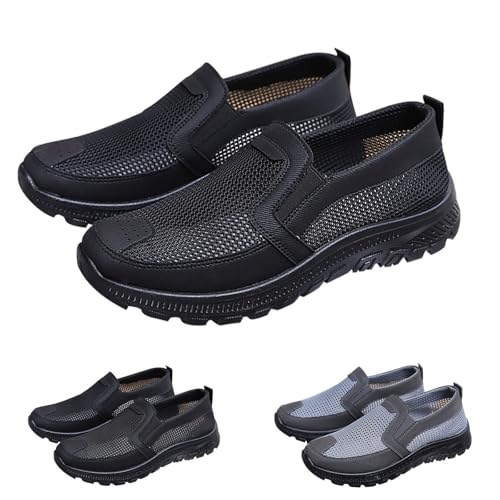 FGUUTYM Sportschuhe Herren Sneaker Laufschuhe Orthopädische Schuhe mit Luftpolster Slip On Turnschuhe Mesh Breathable Lightweight Atmungsaktive Casual Walkingschuhe Straßenlaufschuhe Freizeitschuhe FGUUTYM Sportschuhe Herren Sneaker Laufschuhe Orthopädische Schuhe mit Luftpolster Slip On Turnschuhe Mesh Breathable Lightweight Atmungsaktive Casual Walkingschuhe Straßenlaufschuhe Freizeitschuhe von FGUUTYM