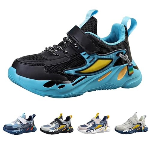 FGUUTYM Sportschuhe Kinder Laufschuhe Jungen Mädchen Sneaker Outdoor rutschfest Turnschuhe Leicht Atmungsaktiv Mesh Hallenschuhe Kinderschuhe Freizeitschuhe Trail Running Tennisschuhe 26-40 von FGUUTYM