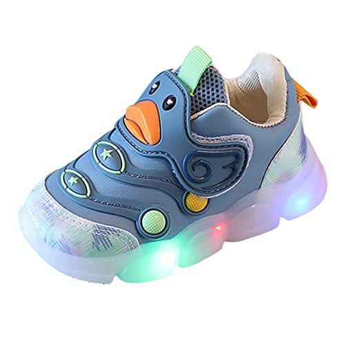 FGUUTYM Sportschuhe Leichte Schuhe weiße Schuhe Leichte Brettschuhe Rutschfeste Kleinkindschuhe mit weichem für Schöne Mädchen Sneaker (B, 22.5 Toddler) von FGUUTYM
