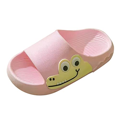 FGUUTYM Strand Outdoor atmungsaktive rutschfeste weiche dicke Unterseite Rutschen Hausschuhe niedliche Gartenschuhe Hausschuhe Für Kinder Mädchen (Red, 29.5 Little Child) von FGUUTYM