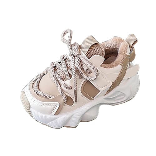 FGUUTYM Turnschuhe Jungen Mädchen Ganzjahres Outdoor Schnüren Sneaker Luftpolster Straßenlaufschuhe rutschfest Leicht Mesh Hallenschuhe Kinder Dicker Boden Walkingschuhe Jungenschuhe Sportschuhe von FGUUTYM