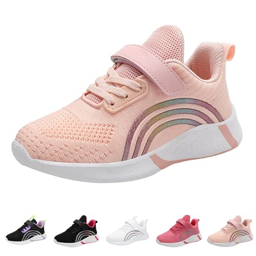 FGUUTYM Turnschuhe Jungen Mädchen Sneaker Kinder - Leicht Sportschuhe Atmungsaktiv Mesh Hallenschuhe Outdoor Laufschuhe Modische Schuhe rutschfest Freizeitschuhe Trail Running Tennisschuhe 28-40 von FGUUTYM