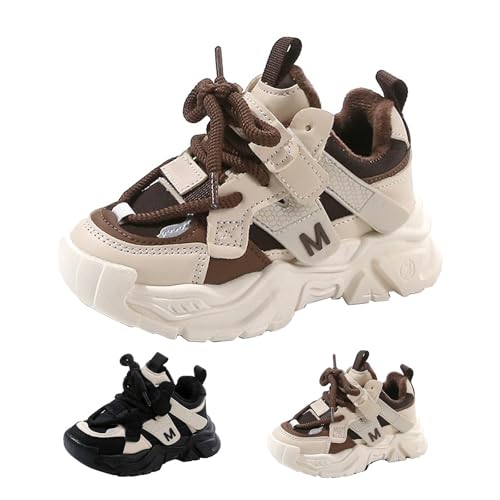 FGUUTYM Turnschuhe Unisex-Kinder Mädchen Sneaker Leicht Junge Kinderschuhe Fitnessschuhe Outdoor Laufschuhe Mesh Atmungsaktiv Walkingschuhe Mit Schnürung Sportschuhe Straßenlaufschuhe von FGUUTYM