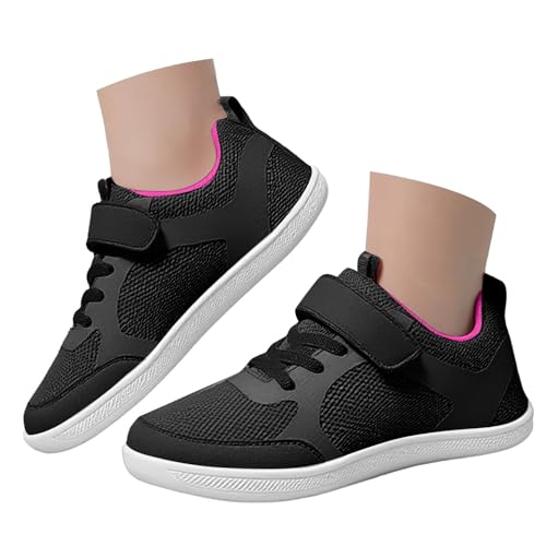 FGUUTYM Unisex Barfußschuhe, Kinder-Lauf-Sneaker Junge Mädchen Minimalistische Laufschuhe Für Fitness Traillauf Freizeit Atmungsaktiv Leicht rutschfest Sneaker Komfortable Sportschuhe von FGUUTYM