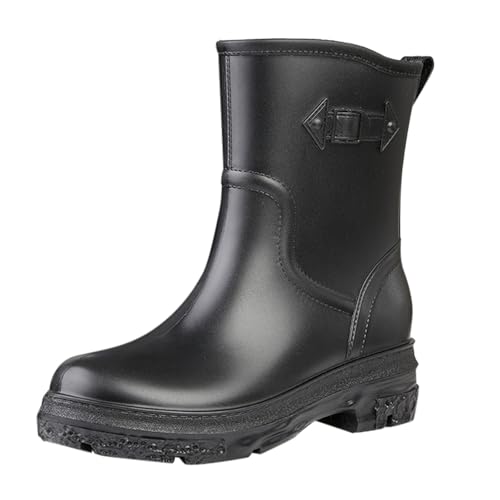 FGUUTYM Unisex Regenstiefel Halbhohe Regenschuhe Gummistiefel Rain Boots Lässig Gartenschuhe Wasserdichte Rutschfest Gummistiefeletten Einfarbig Gummischuhe Schlupfstiefel Küchenschuhe FGUUTYM Unisex Regenstiefel Halbhohe Regenschuhe Gummistiefel Rain Boots Lässig Gartenschuhe Wasserdichte Rutschfest Gummistiefeletten Einfarbig Gummischuhe Schlupfstiefel Küchenschuhe von FGUUTYM