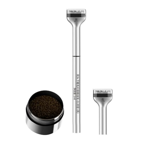 FGUUTYM Unteres Wimpernstempel-Set, 2-in-1-Set für Eyeliner und unteren Wimpernstempel, 36 Stunden anhaltendes Make-up, unterer Wimpernstempel, schweißfester Eyeliner, (Brown, One Size) von FGUUTYM