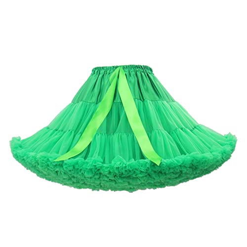 FGUUTYM Unterrock Karneval Party, Mehrlagiges Prinzessinnenkleid Treiben Petticoat, Ballett Pettirts Unterrock Cosplay Prinzessin, Länge 55cm, Taille 52-110cm von FGUUTYM