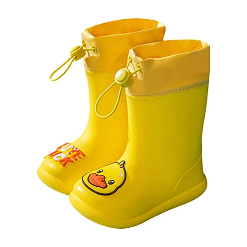 FGUUTYM Warmer Innenseite Baby,Weicher Ulterleicht Rutschfesten Regenstiefel mit Cartoon Charakter Motiven,Baby Wasserdicht Schuhe,Jungen Mädchen Wasserschuhe,Kinderstiefel 1-9 Jahre Regenschuhe mit von FGUUTYM