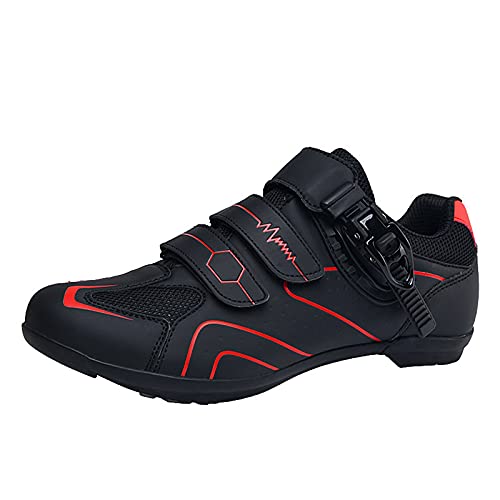 Fahrradschuhe Herren Damen Rennradschuhe Mtb Radschuhe Kompatibel Mit Look Spd Spd-Sl Delta Lock Pedal Reitschuhe Kompatibel Mit Peloton Schuhen Reitschuhe Mountainbike Schuhe Rennrad Schuhe Gr.37-46 von FGUUTYM