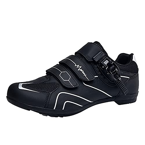 Fahrradschuhe Herren Damen Rennradschuhe Mtb Radschuhe Kompatibel Mit Look Spd Spd-Sl Delta Lock Pedal Reitschuhe Kompatibel Mit Peloton Schuhen Reitschuhe Mountainbike Schuhe Rennrad Schuhe Gr.37-46 von FGUUTYM