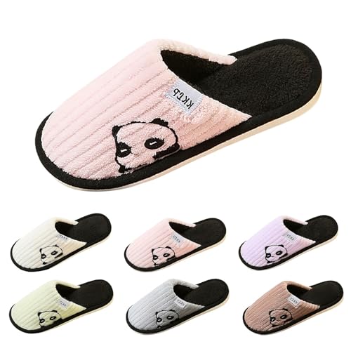 Flauschig Hausschuhe Damen Herren Pantoffeln Niedliche Weiche Bequeme Filzpantoffeln Warme Plüsch Kuschelige Schlappen Slippers Plüschhausschuhe Schlafzimmerschuhe Comfy Fluffy Pantoletten von FGUUTYM