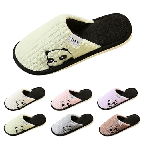 Flauschig Hausschuhe Damen Herren Pantoffeln Niedliche Weiche Bequeme Filzpantoffeln Warme Plüsch Kuschelige Schlappen Slippers Plüschhausschuhe Schlafzimmerschuhe Comfy Fluffy Pantoletten von FGUUTYM
