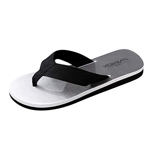 Flip Flops Herren 43 - Zehentrenner Damen Surfen Flipflop Rutschfest Badelatschen Duschlatschen Freizeit Zehenstegpantolette Strandschuhe Beach Sandalen Pantoffeln Pool Zehensandalen Bad Sauna Schuhe von FGUUTYM