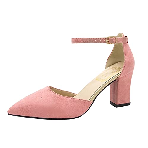 Hochzeits Pumps Slingback Sandalen Pointed Toe Einfache Pump Damen Mode und Freizeitschuhe FÃƒ¼r Frauen Spangenpumps Elegant AbsatzschuheMode Sexy Weibliche High Heels Zehenpartie von FGUUTYM