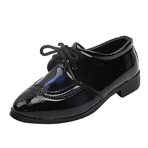 Hochzeitsschuhe Junge Tanzschuhe Uniformschuhe Jungen Lederschuhe Schulschuhe Spitzschuh Lederschuhe Abendschuhe Performance Einzelne Schuhe Slip-on Kleid Schuhe Kinderschuhe von FGUUTYM