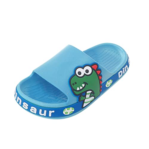 Karikaturen Schlappen Kinder Clogs Dinosaurier Gartenschuhe Jungen Badelatschen Flach Anti-Rutsch Sandalen Hausschuh Jungen Strand Slippers Kinder rutschfest Dusch Badeschuhe Pantoletten Kinder von FGUUTYM