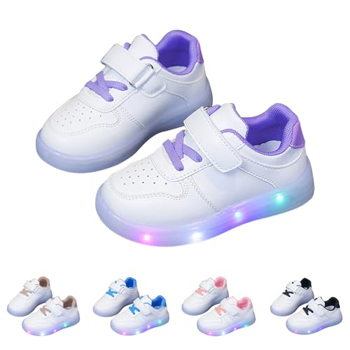 Kinder-Sneaker Mit Glitzersohle, Gummi, Flach, Glitzernd, Freizeitschuhe Für Jungen Und Mädchen, Leicht, Atmungsaktiv, rutschfest, Outdoor, Lauflern-Sportschuhe Plateau-Lässige Schuhe Kinder-Sneaker Mit Glitzersohle, Gummi, Flach, Glitzernd, Freizeitschuhe Für Jungen Und Mädchen, Leicht, Atmungsaktiv, rutschfest, Outdoor, Lauflern-Sportschuhe Plateau-Lässige Schuhe von FGUUTYM