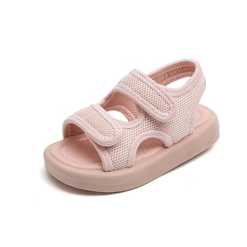 Kleinkind Mädchen Sandalen Urlaub Kinder Leder Sandaletten Wandersandalen Weiche Sohle Strandschuhe Solide Ledersandalen Sommer Open Toe Schuhe Sommerschuhe Mädchenschuhe von FGUUTYM