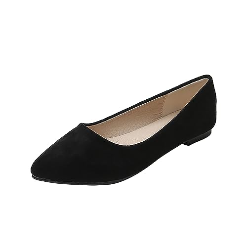 Loafer Damen Ballerina Schuhe Kleid Schuhe Party Hochzeitsschuhe Brautschuhe Flache Ballerinas Elegant Damenschuhe Mary Jane Halbschuhe Slip On Pumps Freizeitschuhe Spitzenschuhe von FGUUTYM