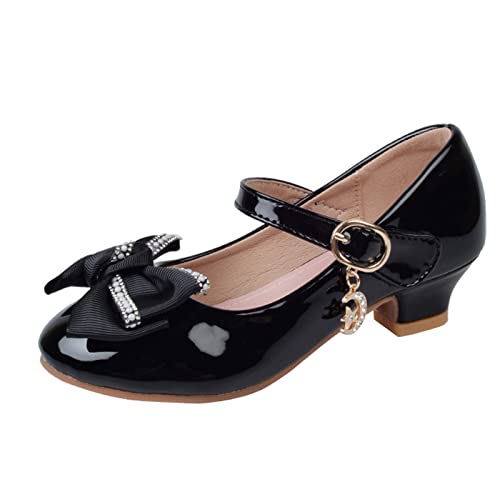 Mädchen High Heels Mary Jane Schuhe Mit Absatz Knöchelriemchen Mode Süße Und Elegant Sandalen Abendschuhe Stöckelschuhe Prinzessinnenschuhe Hochzeitsschuhe Festliche Party von FGUUTYM