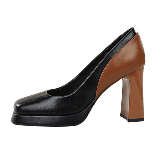 Mary Jane Schuhe Damen High Heels Halbschuhe Plateau Pumps Leder Hochzeitsschuhe Mit Blockabsatz Elegant Und Bequem Trachtenschuhe Abendschuhe Party Hochzeit Kleid Schuhe Absatzschuhe Mary Jane Schuhe Damen High Heels Halbschuhe Plateau Pumps Leder Hochzeitsschuhe Mit Blockabsatz Elegant Und Bequem Trachtenschuhe Abendschuhe Party Hochzeit Kleid Schuhe Absatzschuhe von FGUUTYM