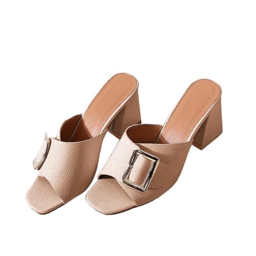 Modische High Heels Pantoletten Damen Mit Absatz Pumps Slipper Absatzschuhe Peep Toe Slip On Wedges Slides Hausschuhe Elegant Kleid Schuhe Hochzeitsschuhe High Heels Sandaletten Modische High Heels Pantoletten Damen Mit Absatz Pumps Slipper Absatzschuhe Peep Toe Slip On Wedges Slides Hausschuhe Elegant Kleid Schuhe Hochzeitsschuhe High Heels Sandaletten von FGUUTYM
