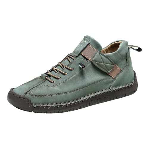 Outdoor Barfussschuhe Barfuß-Lederschuhe Herren Barfußschuhe Running Sportschuhe wasserdichte Treckingschuhe Wanderschuhe Leicht Lässig Bootsschuhe Für Wandern, Fahren, Reisen, von FGUUTYM