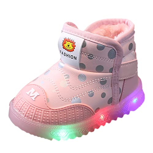 Schneestiefel Baby Mädchen Winter Weiche Sohlen Babyschuhe Warm Gefüttert Babystiefel Krippe Schuhe Kleinkind Stiefel Niedlich Winterschuhe Erste Schuhe SäUglingsstiefel Baumwoll Krabbelschuhe von FGUUTYM