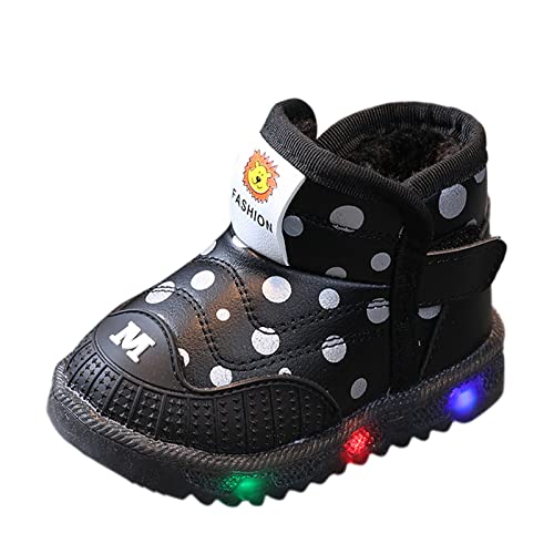 Schneestiefel Baby Mädchen Winter Weiche Sohlen Babyschuhe Warm Gefüttert Babystiefel Krippe Schuhe Kleinkind Stiefel Niedlich Winterschuhe Erste Schuhe SäUglingsstiefel Baumwoll Krabbelschuhe von FGUUTYM