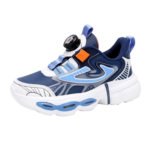 Sneaker Mit Luftpolster Dicker Sohle Turnschuhe Für Jungen Mädchen Keilabsatz Modische Bequeme Kinderschuhe Casual Walkingschuhe Sportschuhe Drehbare Schnalle zum Einstellen der Schnürsenkel von FGUUTYM