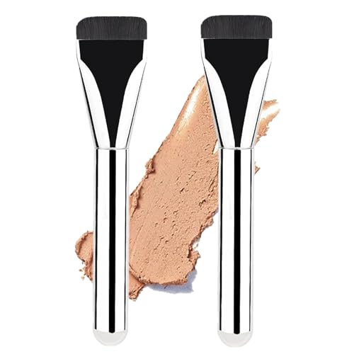 Ultra Thin Foundation Brush,10 Stück Flacher Foundation Makeup Concealer Pinsel,Puderpinsel für Flüssiger Fondation Damen,Dünner Make up Pinsel Für Cremige, Pudrige oder Flüssige Foundation Ultra Thin Foundation Brush,10 Stück Flacher Foundation Makeup Concealer Pinsel,Puderpinsel für Flüssiger Fondation Damen,Dünner Make up Pinsel Für Cremige, Pudrige oder Flüssige Foundation von FGVOPJM