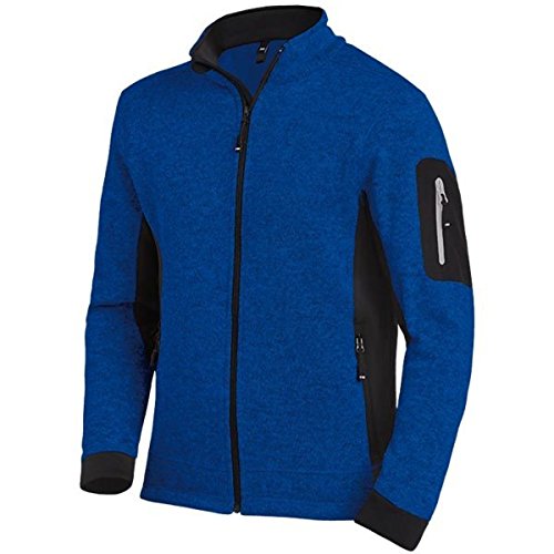 FHB Strickfleece Jacke atmungsaktiv, Größe:M, Farbe:Kornblau von FHB-Zunftkleidung